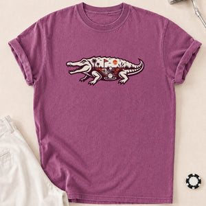 Putt You Later, Alligator Golf Tee T-Shirt - Berry
