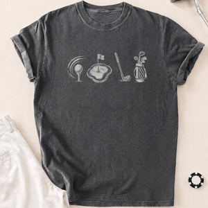 I Speak Fluent Golf Tee T-Shirt - Pepper