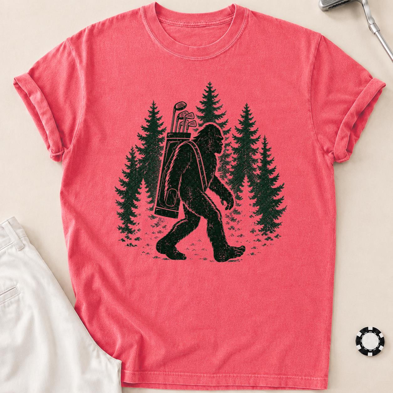 Fairway Footprints T-Shirt - Watermelon