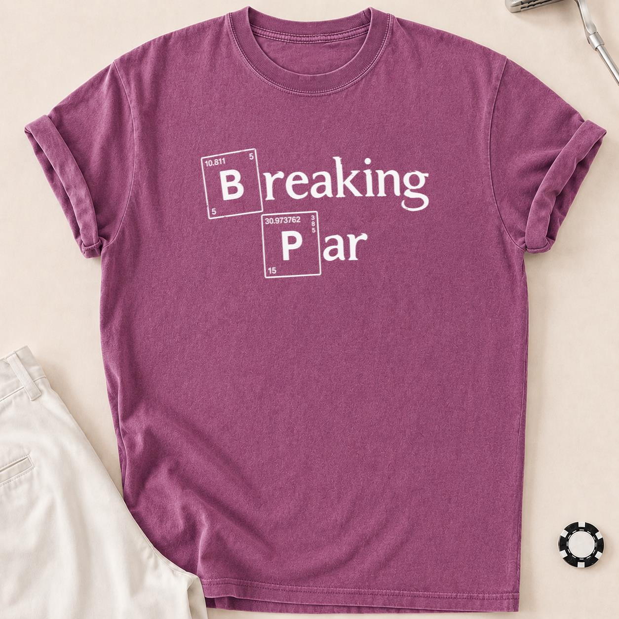 Breaking Par T-Shirt - Berry