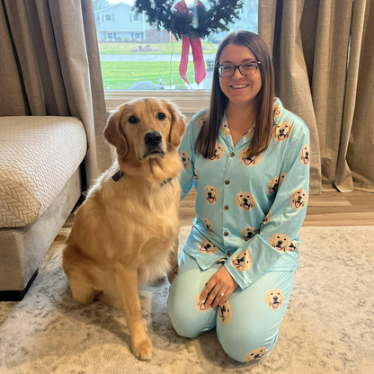 Custom Face Satin Pajamas Set