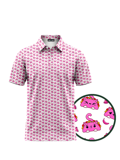 Taco Cat White Laugh Tee