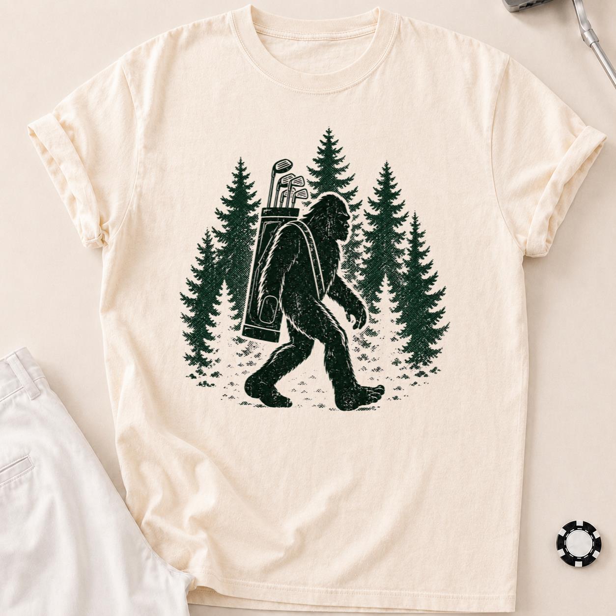 Fairway Footprints T-Shirt - Ivory