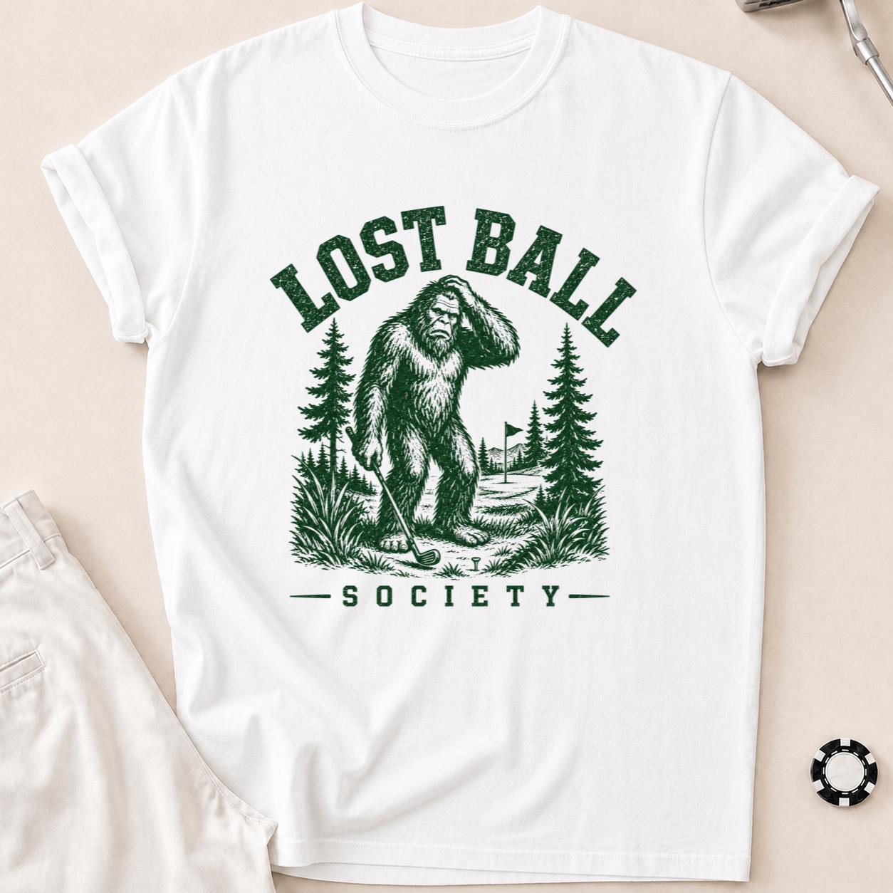 Lost Ball Society T-Shirt - White