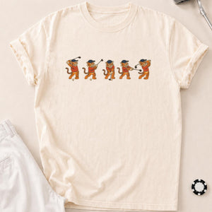 Roar & Fore Tiger Golf Tee T-Shirt - Ivory