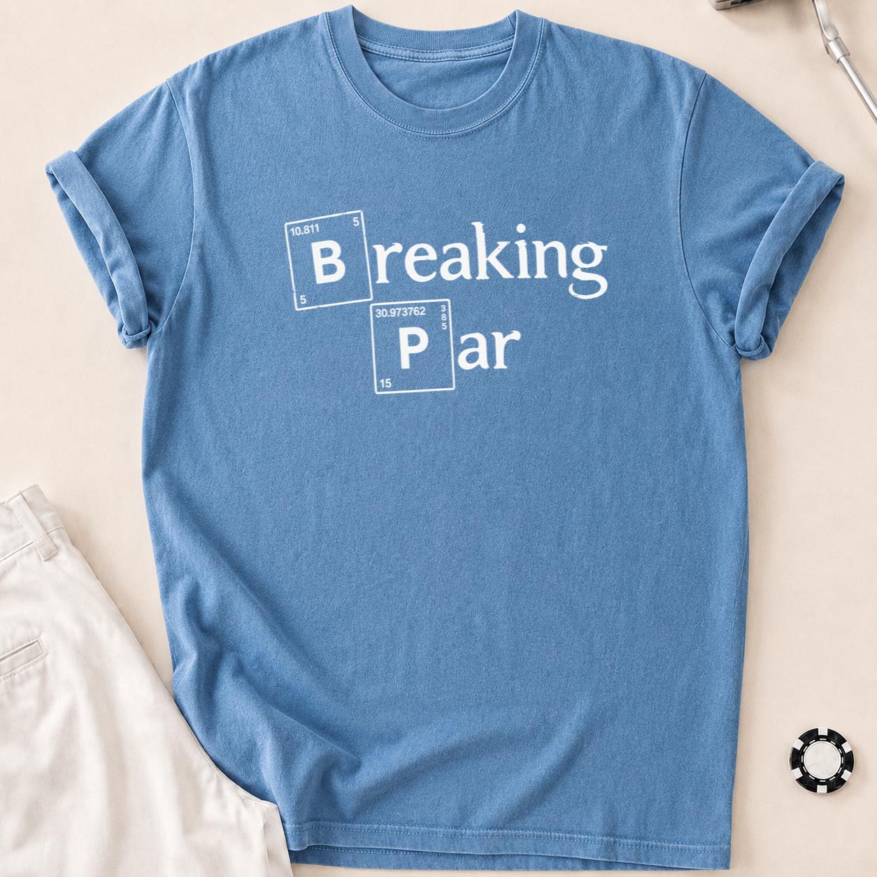 Breaking Par T-Shirt - Blue Jean