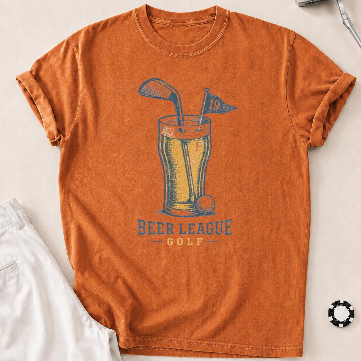 Beer League Golf T-Shirt - Yam