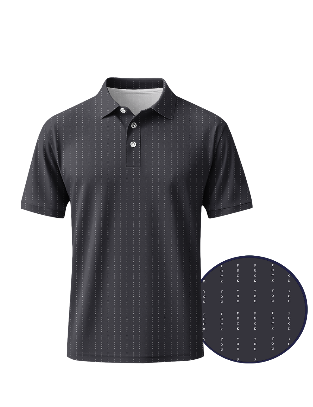 Fine Print Polo