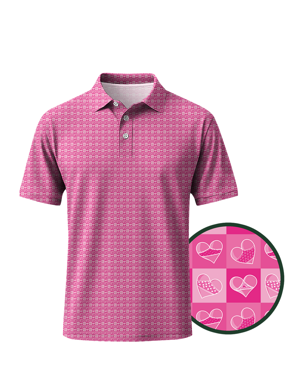 Cheeky Hearts Polo