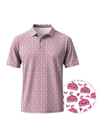 Pink Taco Party Polo