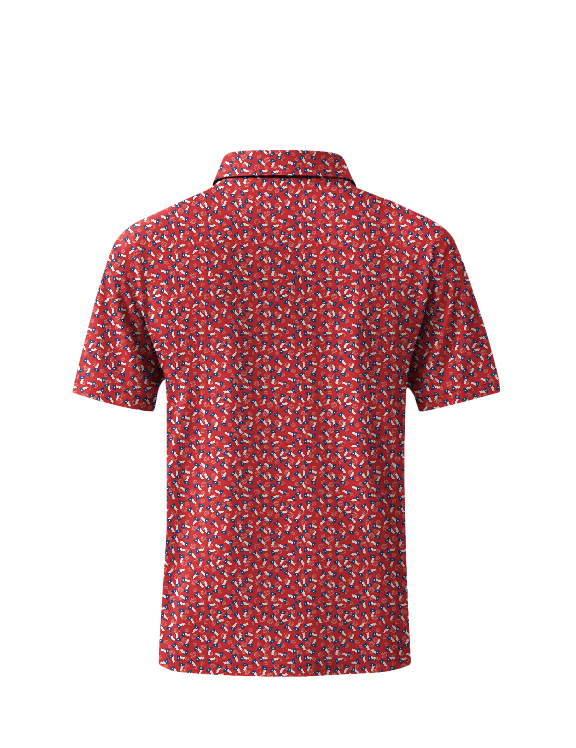 Texas Red Star Stretch Polo