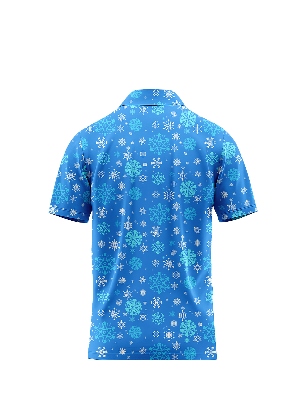 Blue Snowflake Edge Tee