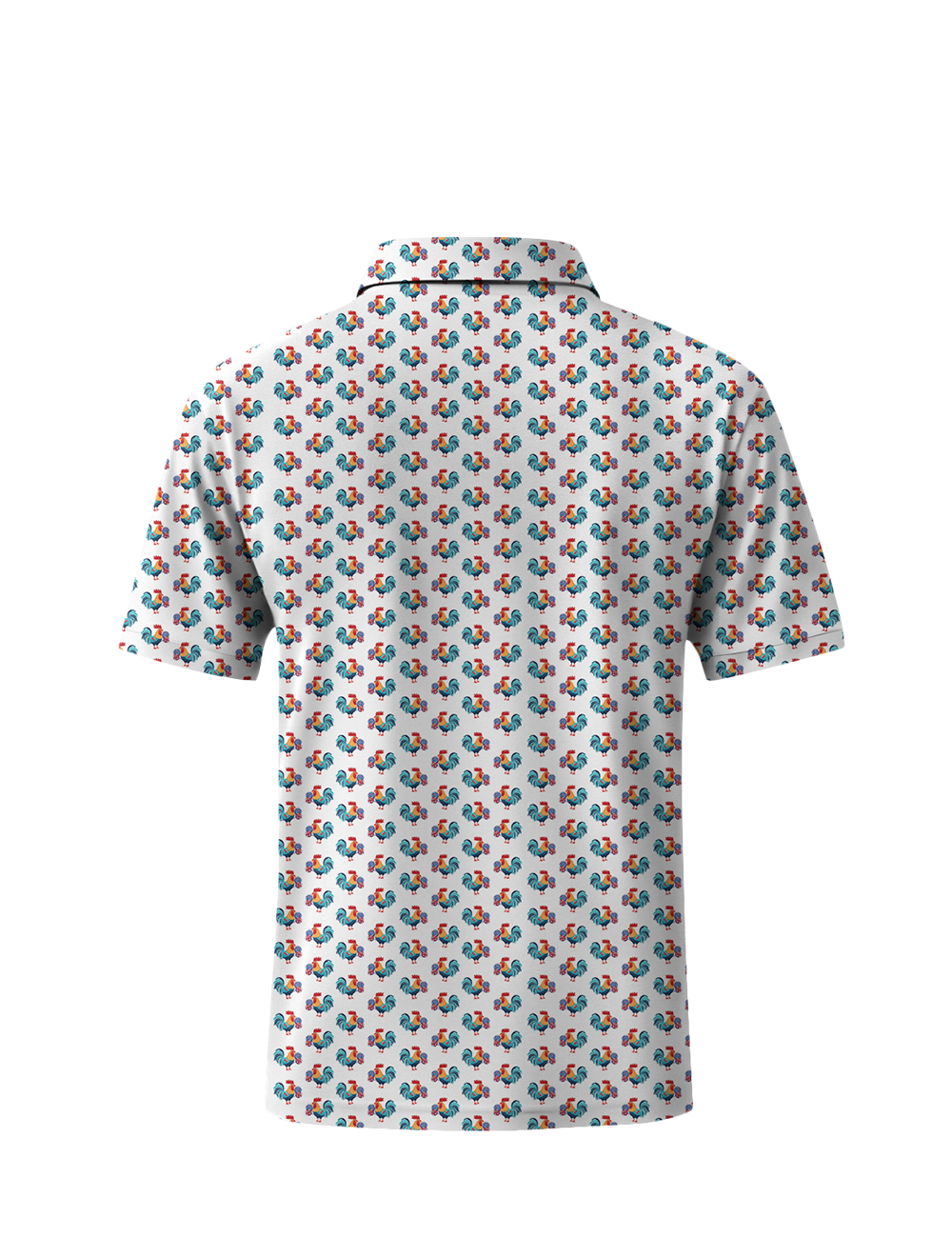 Vanilla Rooster Lollipop Polo/White