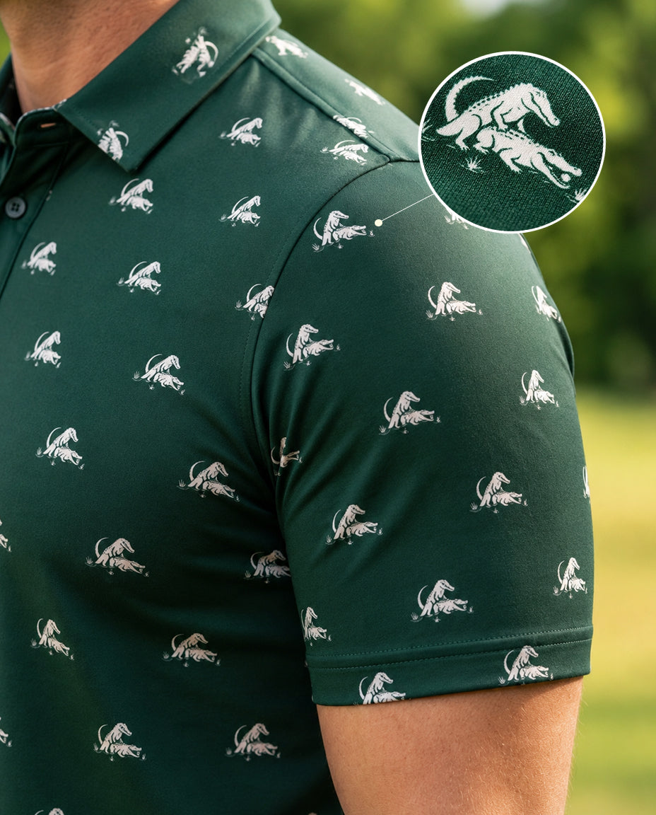 The Gator Green Polo