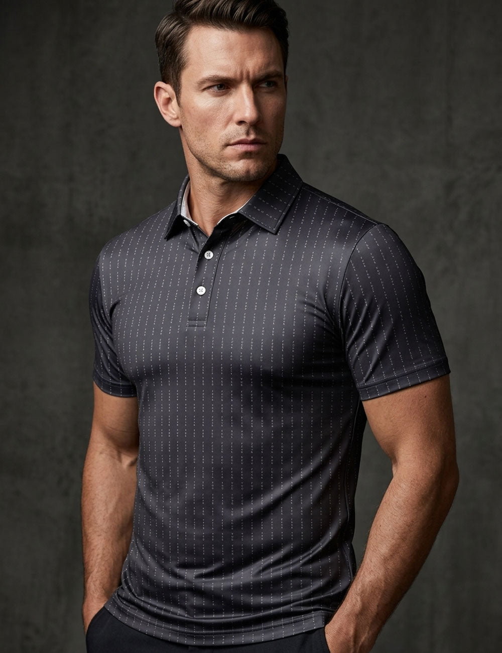 Fine Print Polo