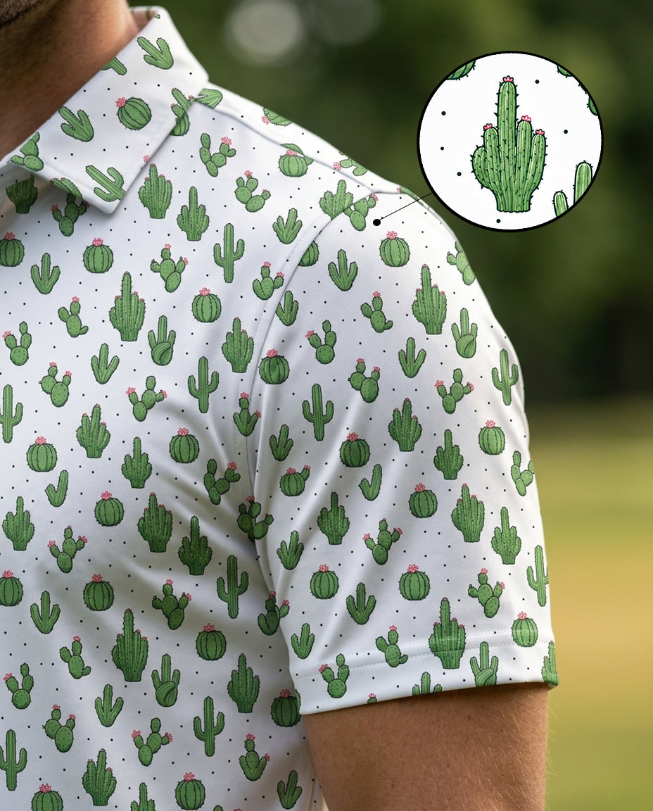 Cactus With Attitude Polo