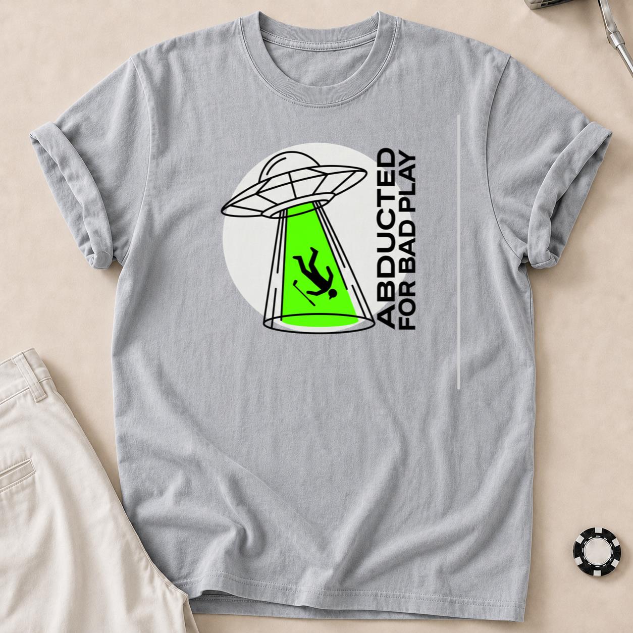 Abducted For Bad Play Golf Tee