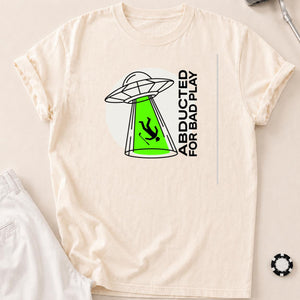 Abducted For Bad Play Golf Tee