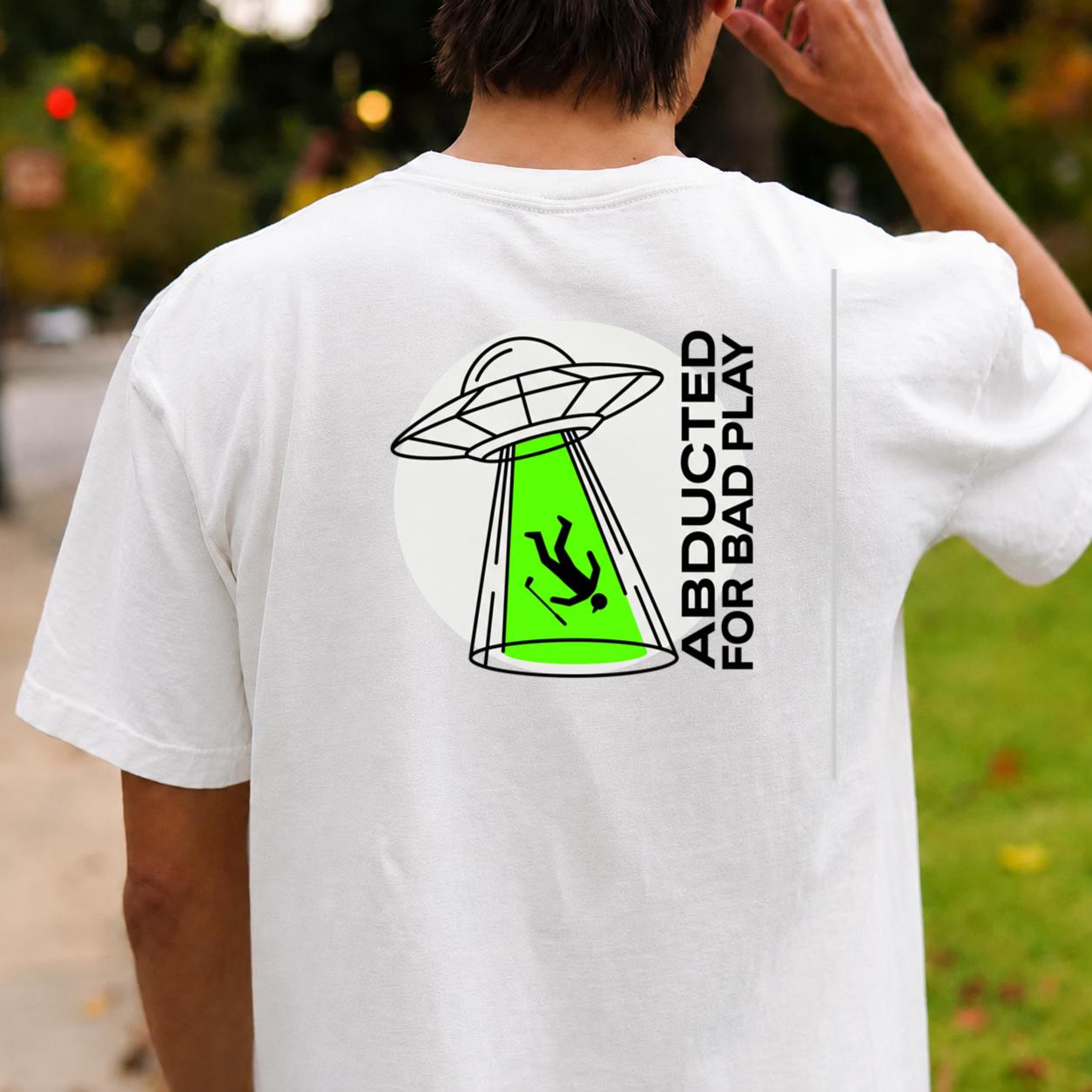 Abducted For Bad Play Golf Tee