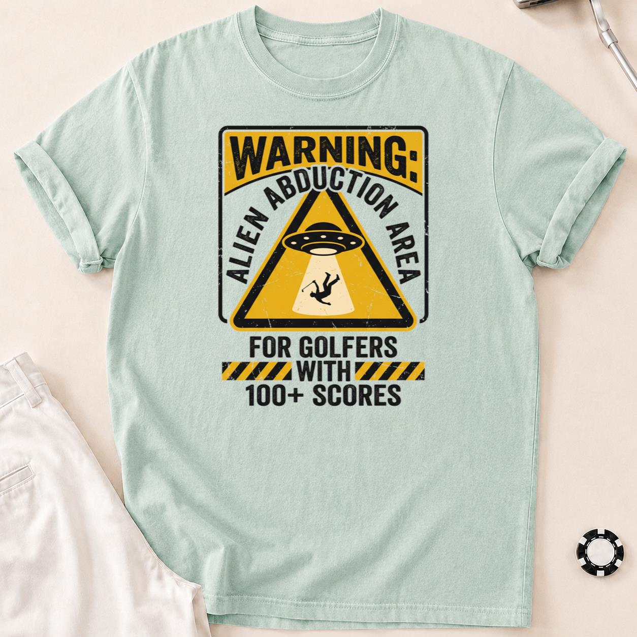 Alien Abduction Area For Golfers With 100 Plus Scores Golf Tee