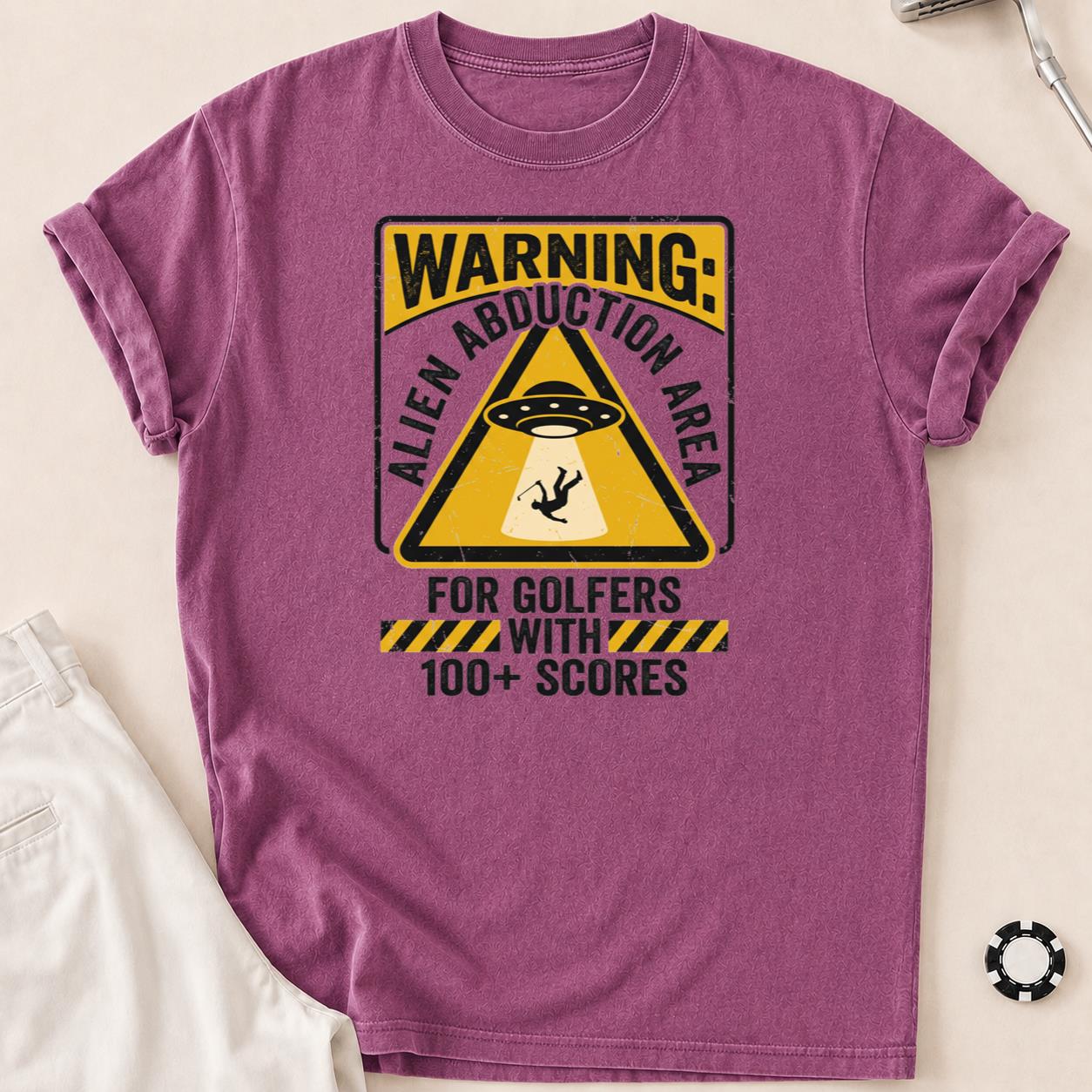 Alien Abduction Area For Golfers With 100 Plus Scores Golf Tee