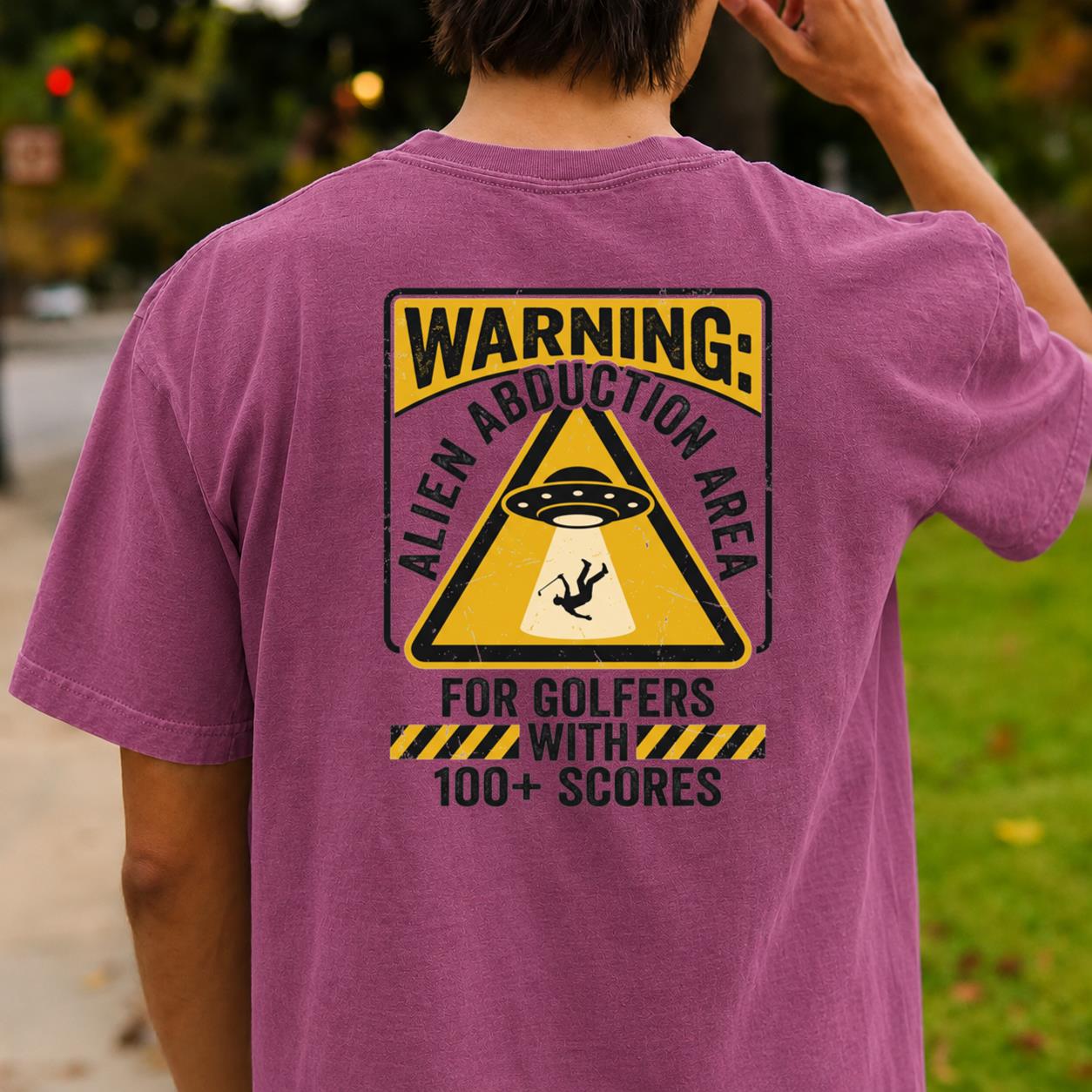 Alien Abduction Area For Golfers With 100 Plus Scores Golf Tee