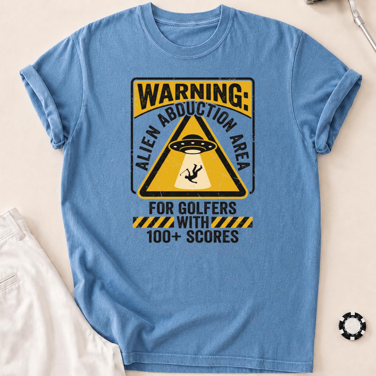 Alien Abduction Area For Golfers With 100 Plus Scores Golf Tee