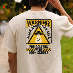 Alien Abduction Area For Golfers With 100 Plus Scores Golf Tee