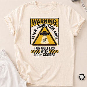 Alien Abduction Area For Golfers With 100 Plus Scores Golf Tee