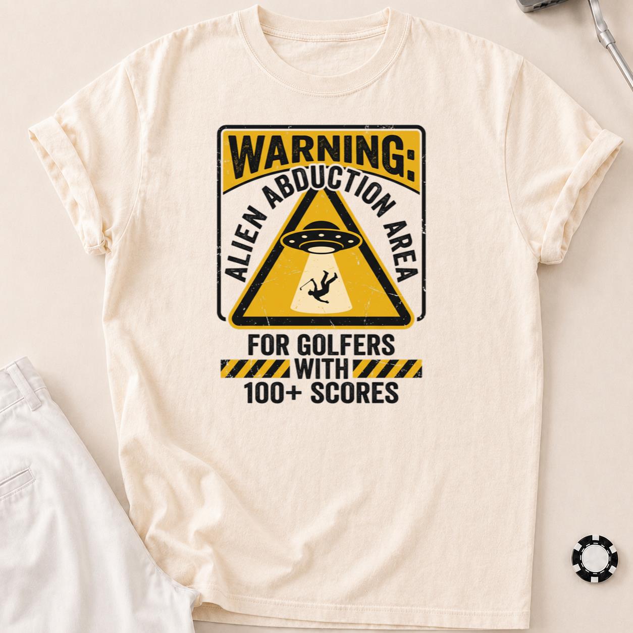 Alien Abduction Area For Golfers With 100 Plus Scores Golf Tee