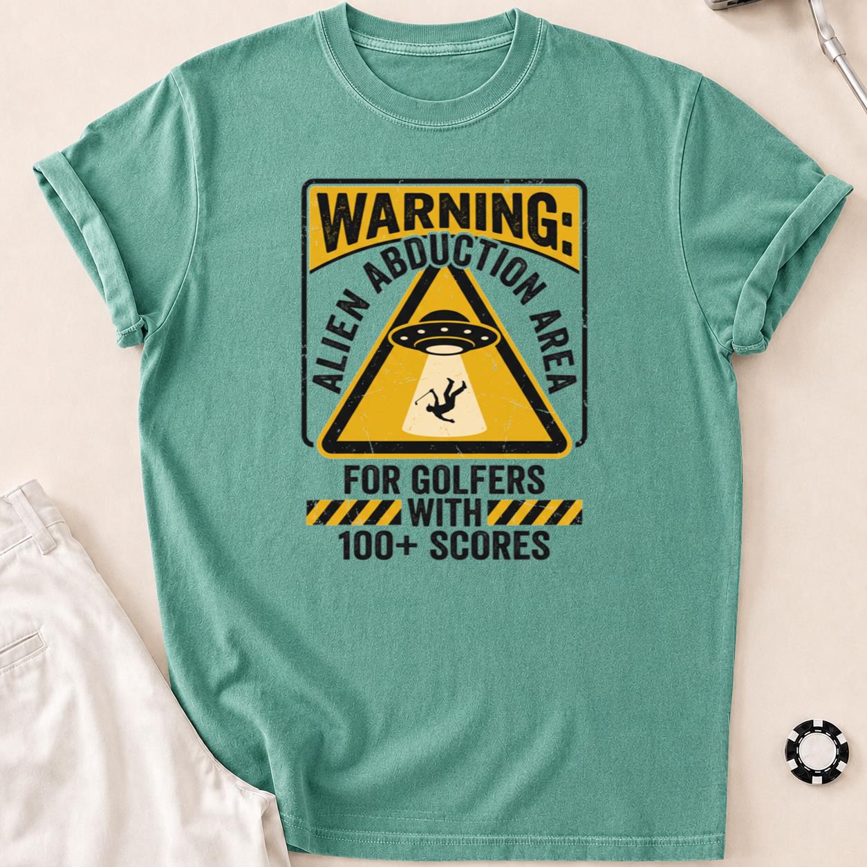 Alien Abduction Area For Golfers With 100 Plus Scores Golf Tee