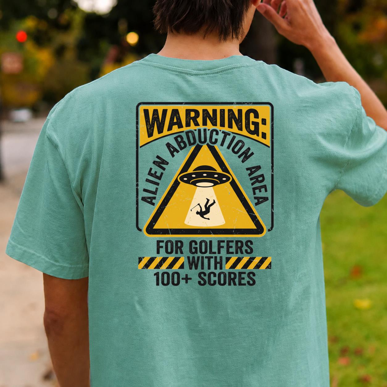 Alien Abduction Area For Golfers With 100 Plus Scores Golf Tee