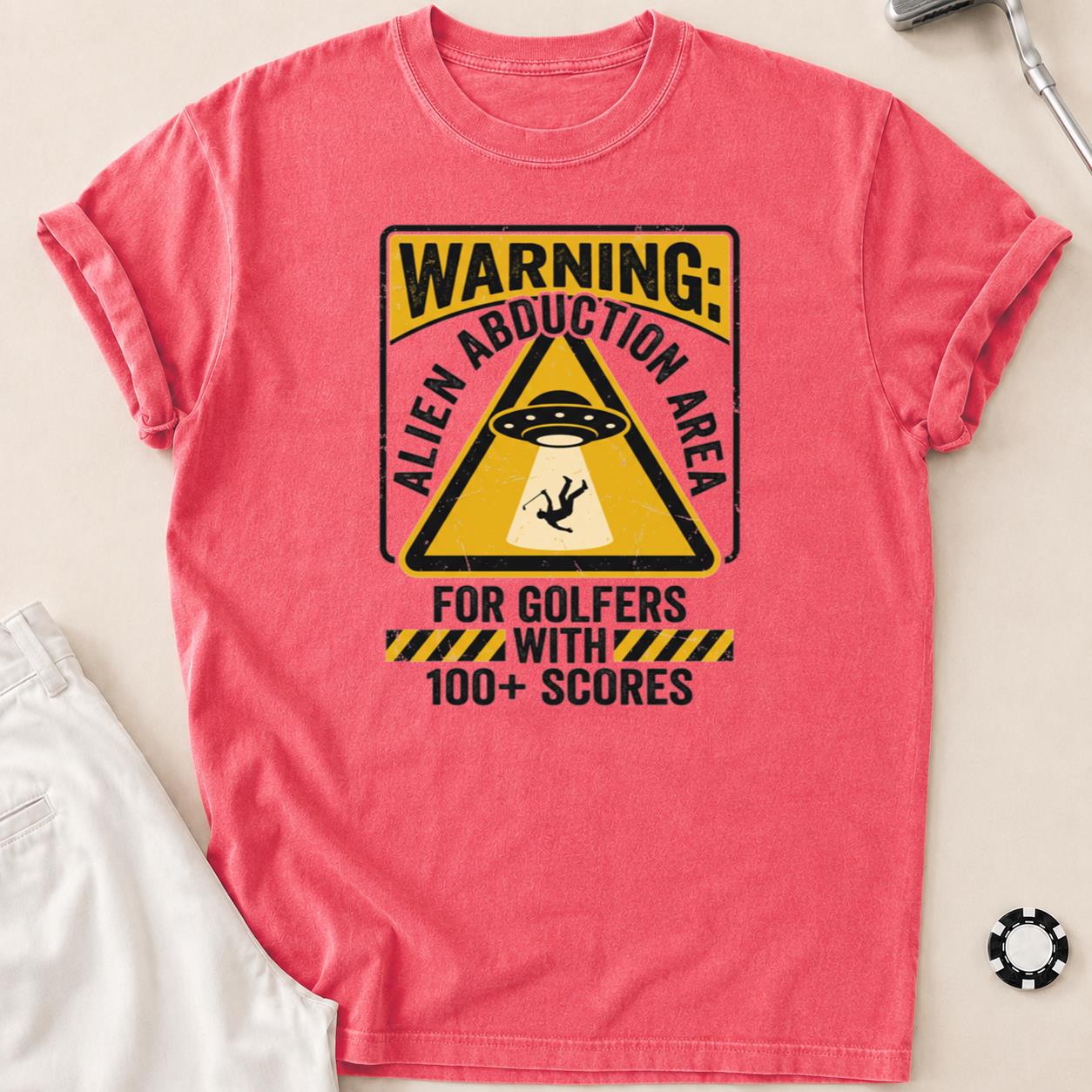 Alien Abduction Area For Golfers With 100 Plus Scores Golf Tee