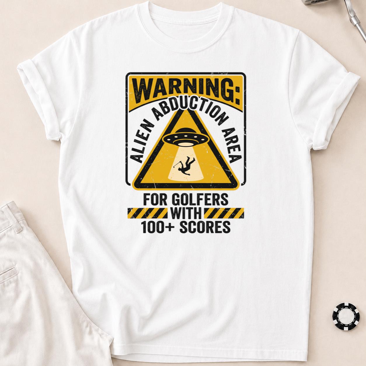 Alien Abduction Area For Golfers With 100 Plus Scores Golf Tee