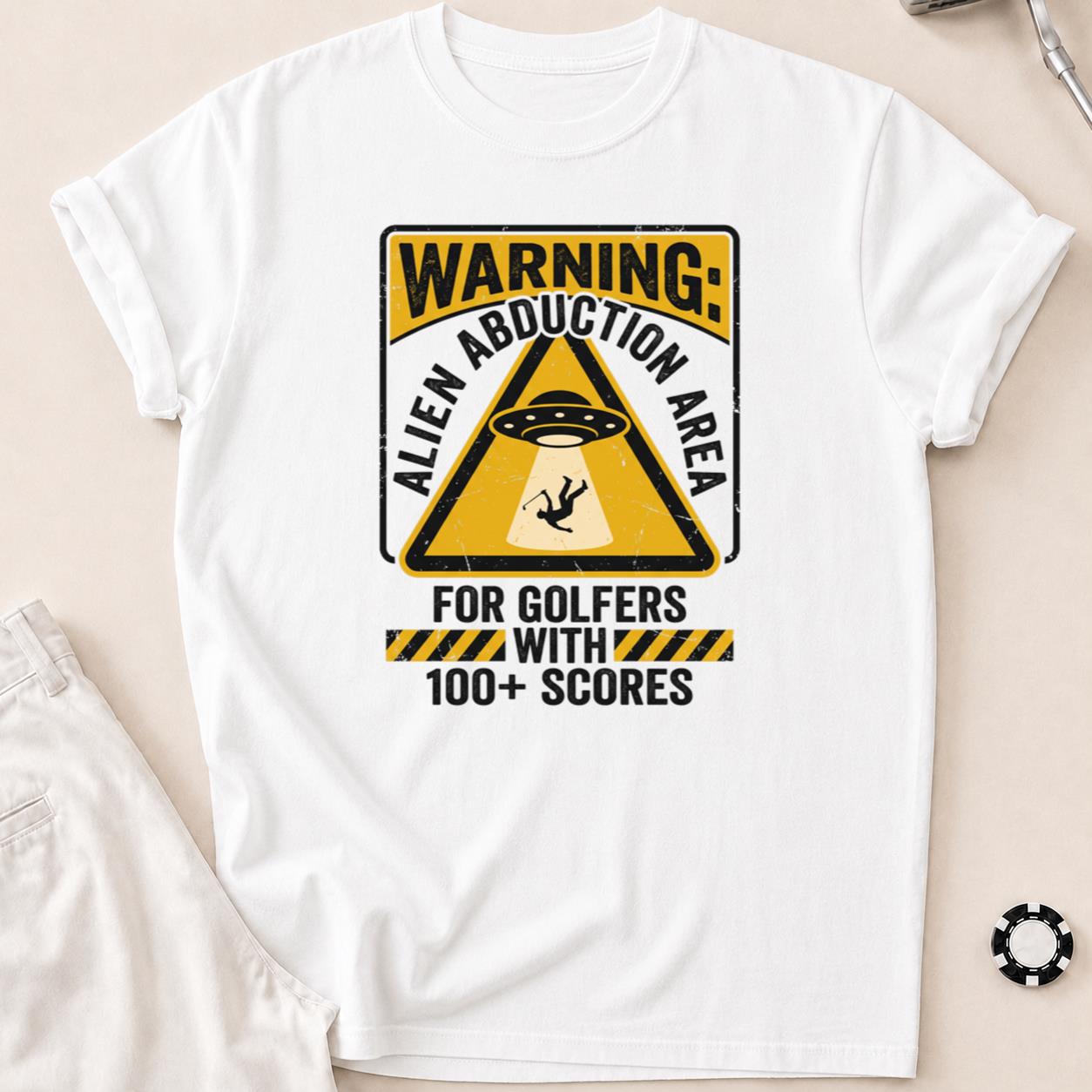 Alien Abduction Area For Golfers With 100 Plus Scores Golf Tee