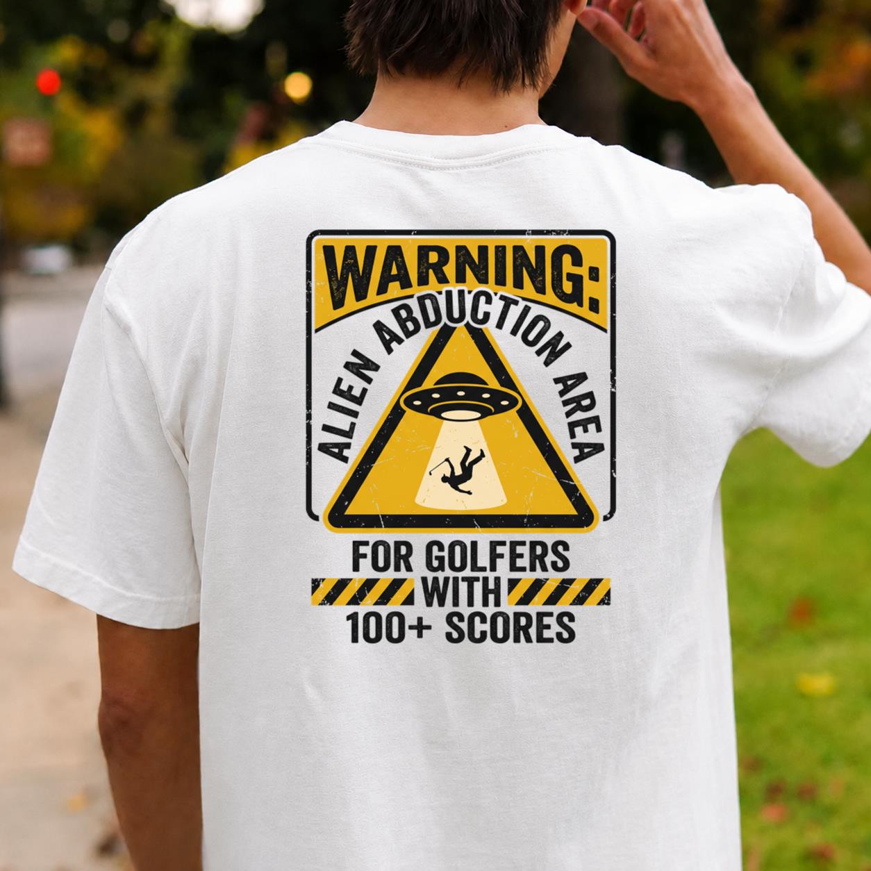 Alien Abduction Area For Golfers With 100 Plus Scores Golf Tee