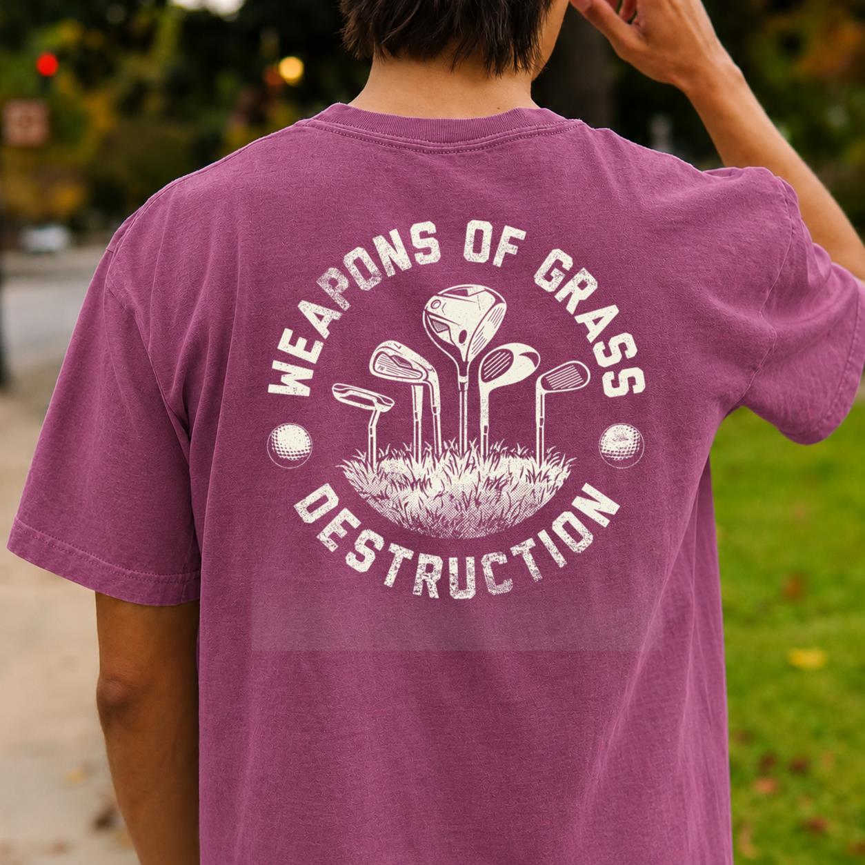 Arms Of A Gladiator Heart Of True Golf Tee