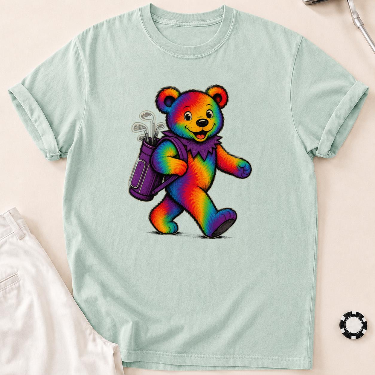 Bearly on Time Golf Tee