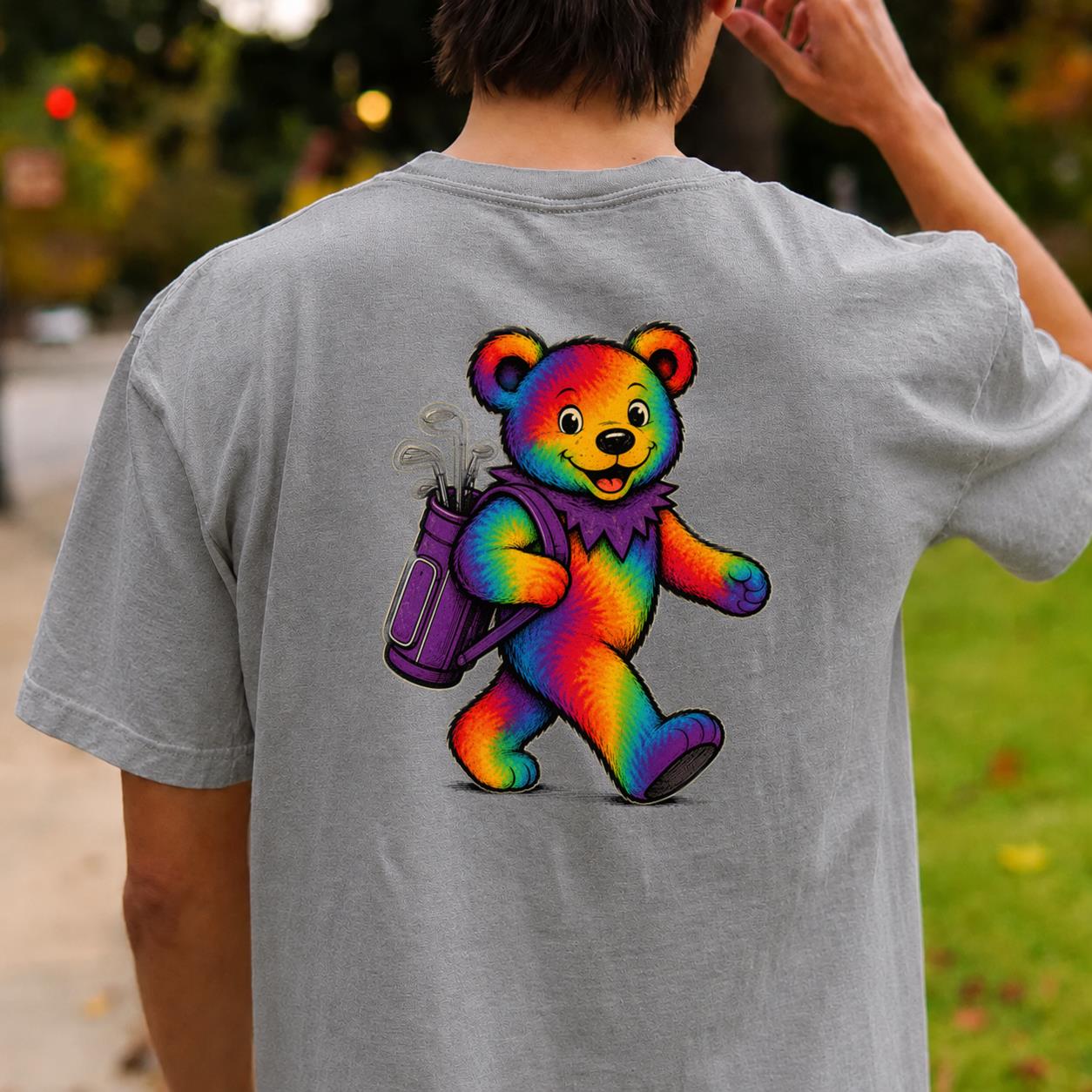 Bearly on Time Golf Tee