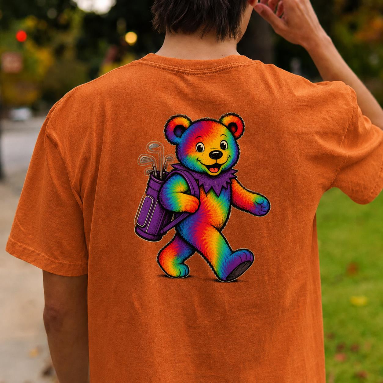 Bearly on Time Golf Tee