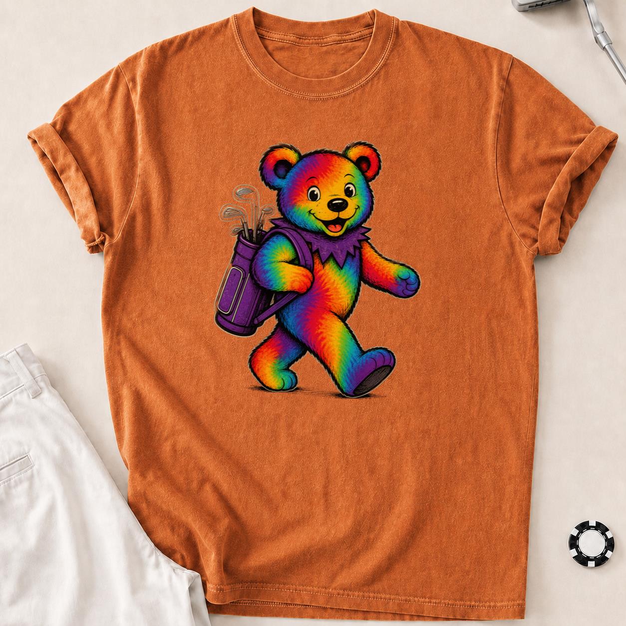 Bearly on Time Golf Tee