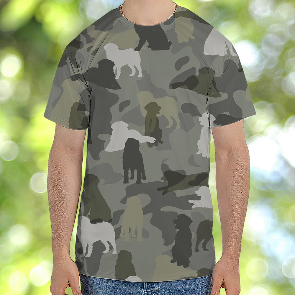 Bernese Mountain Dog Camo T-Shirt