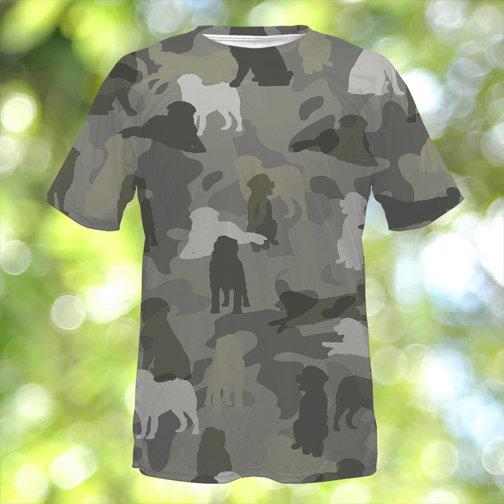 Bernese Mountain Dog Camo T-Shirt