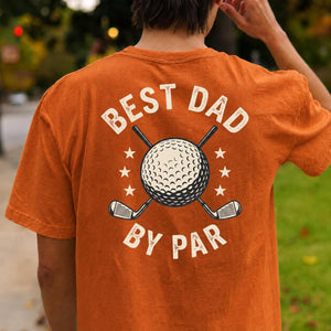Best Dad By Par Golf Tee