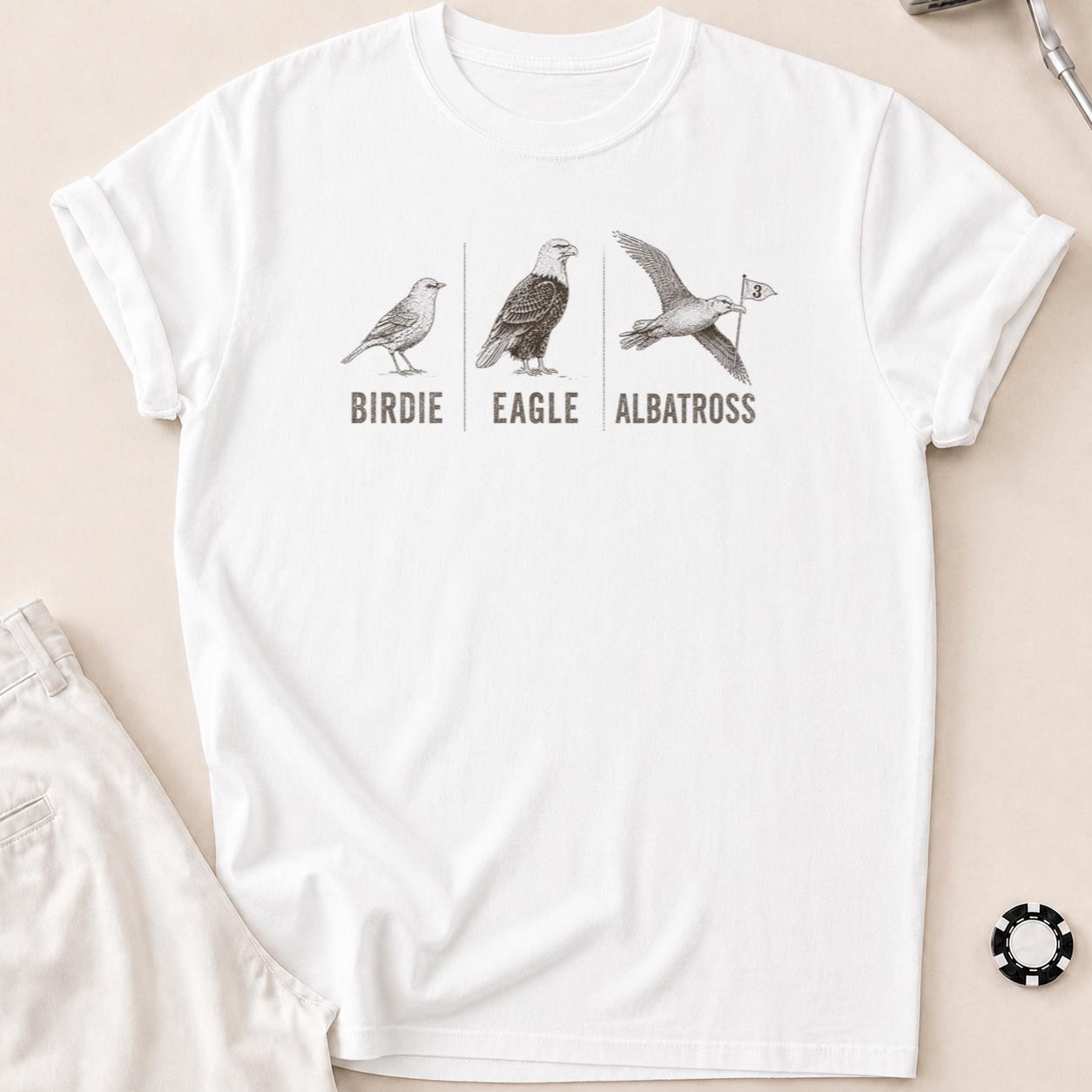 Birds of a Feather Golf Score Tee