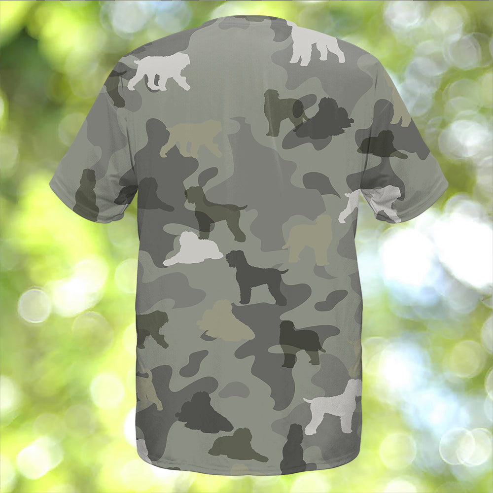 Black Russian Terrier Camo T-Shirt