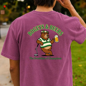 Bogeys, Beers & Bear Necessities Golf Tee