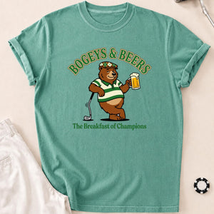 Bogeys, Beers & Bear Necessities Golf Tee