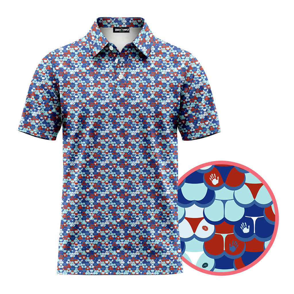 Cheeky Trunk Athletic Shirt- Blue