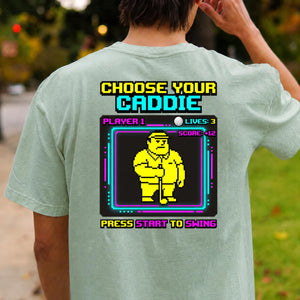 Choose Your Caddie Player 1 Retro Arcade Golf